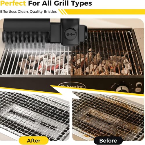 Electric BBQ Brush for Cleaning Grill